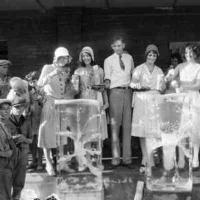 Opening Day of the Ice House July 1930
