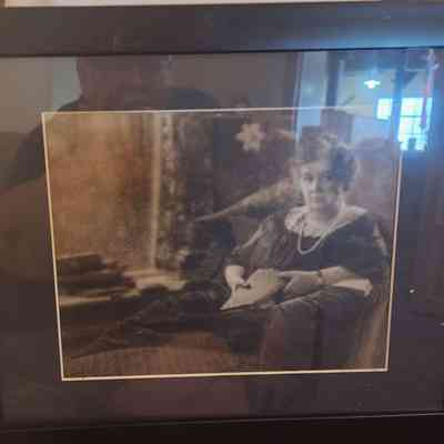 Framed Photo of Mrs John H Kirby