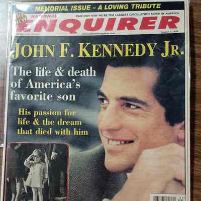 National Enquirer - John F. Kennedy Jr. dated August 3, 1999