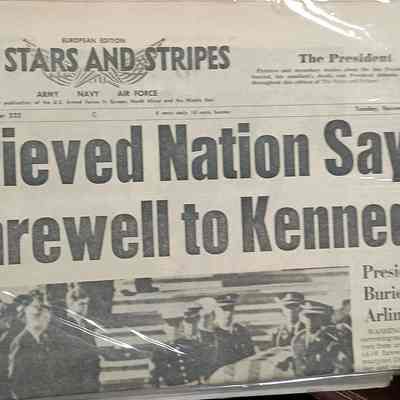 The Stars amd Stripes - Grieved Nation Says Farewell to Kennedy