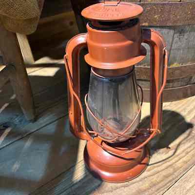 Red Kerosene Lantern