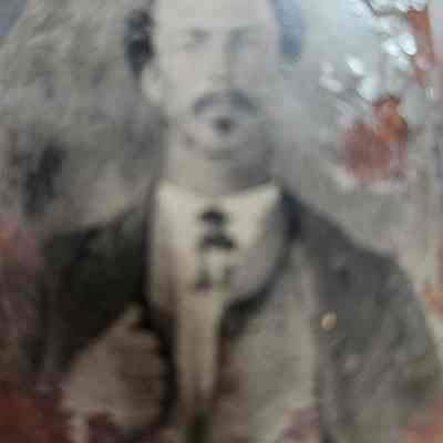 Tin Type Man with Mustach & Goate