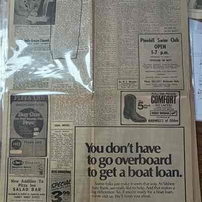 Silsbee Bee dated May 26, 1977 discussing Kirby Sawmill at Voth shutting down