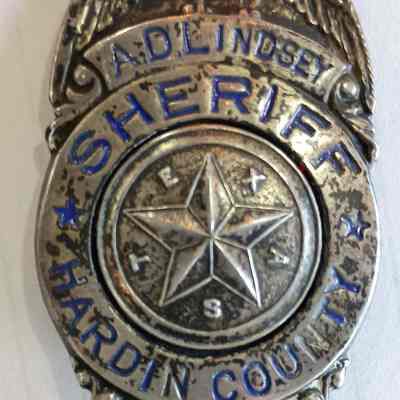 Hardin County Sheriff Badge