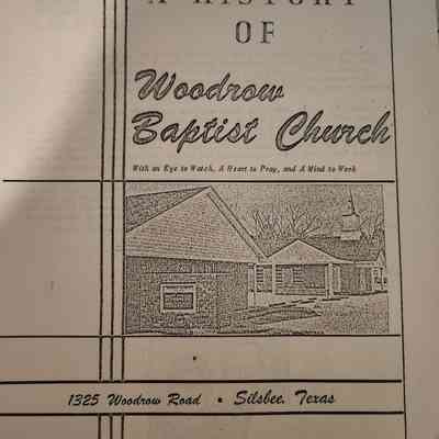 History of Woodrow Baptist Church