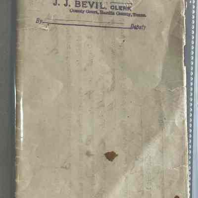 Kirby recorded Land Deed on January 23, 1915
