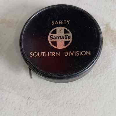 Santa Fe tape measure donated by family of E.E. Yoksh