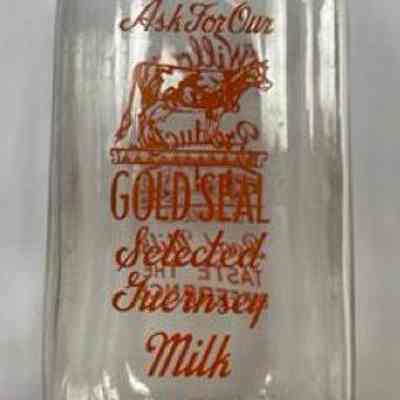 Willow Farm Milk Bottle