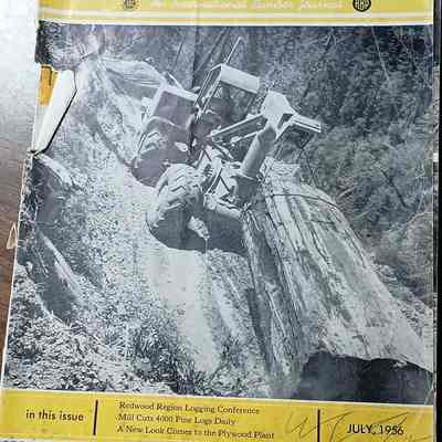 The Timberman magazine dated July, 1956