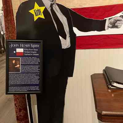 John Henry Kirby life size cut out