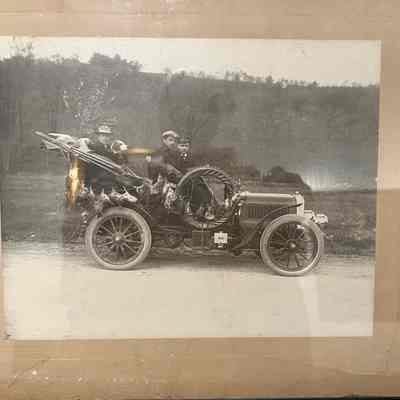 Framed photo of John Henry Kirby hunting in New York