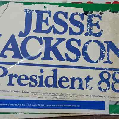 Presidential and other election yard signs
