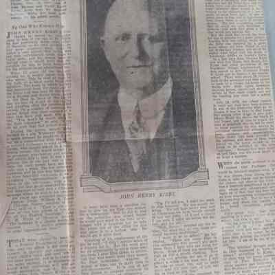News Article "The education of John Henry Kirby"