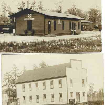 Post Cards - Harvey House Silsbee and Masonic Hall Silsbee - David Read Materials
