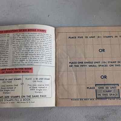 Big Bonus Stamp Saver Book