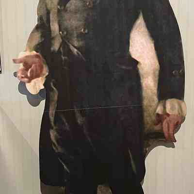 Life size President James Madison cutout