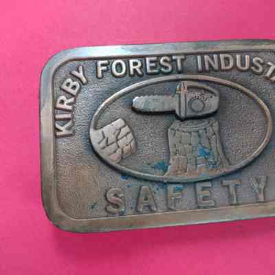 Belt Buckle - Kirby Forest Industries Safety