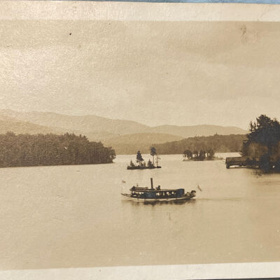 Postcard of a Flatboat
