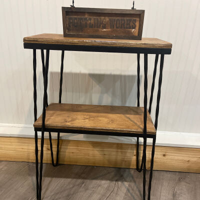 Metal and Wood Shelf