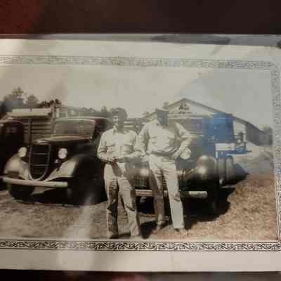 Men with Trucks at Britton-Craven Lumber
