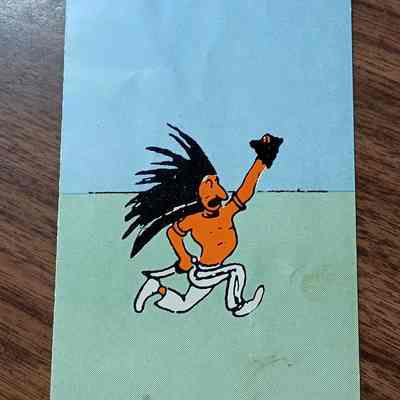 Card with Indian on front - signed "From: Spirit of - Chief Thundercloud, Shinnecock Indians - found with Kirby documents