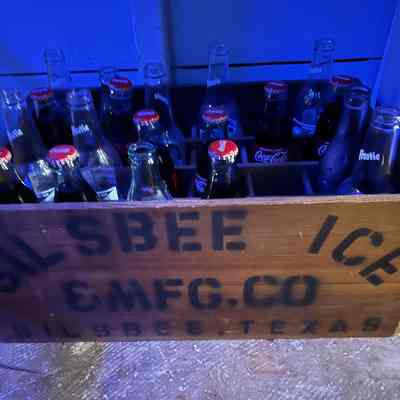Silsbee Ice & Mfg Co Crate