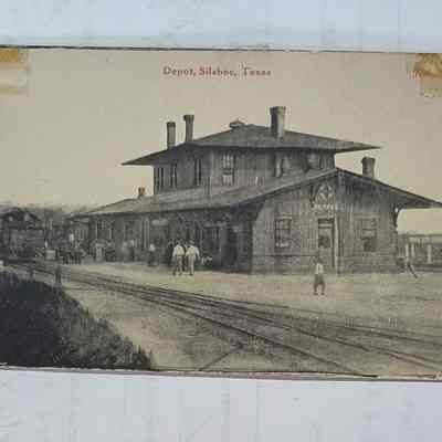 Postcard - Depot, Silsbee Texas