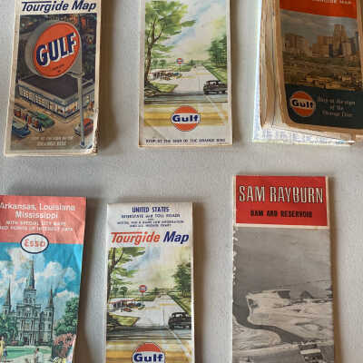 Various Paper Maps