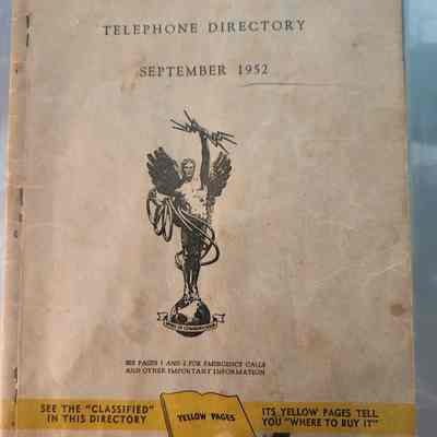 Silsbee, Texas Telephone Directory 1952