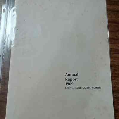 Kirby Lumber Corporation - Annual report 1969