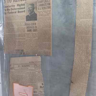 Newspaper Clippings - Kirby Likely Candidate for U S Senator August 7, 1922