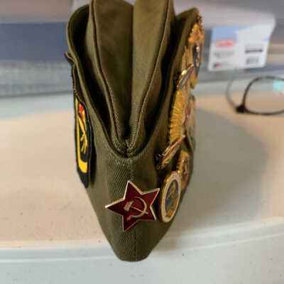 WW II USSR Soviet Military Garrison Hat