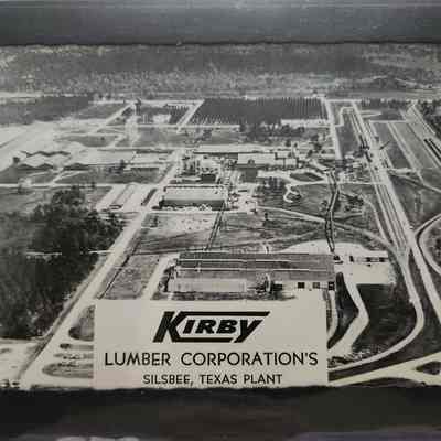 Note Card with Kirby Lumber Corp Silsbee, Texas Plant