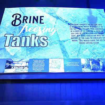 Ice Making Poster - Brine Freezing Tanks