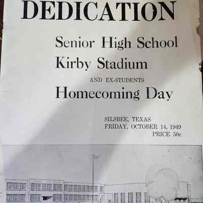 Dedication Senior High School Kirby Stadium 1949