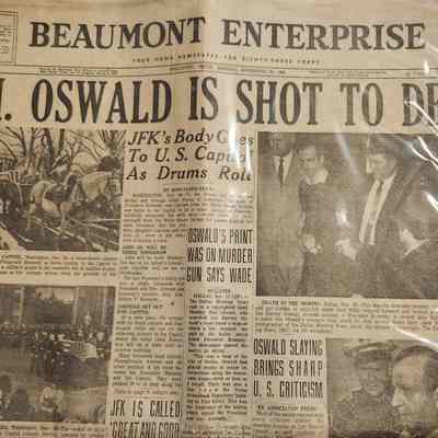 Oswald is Shot to Death - Beaumont Enterprise