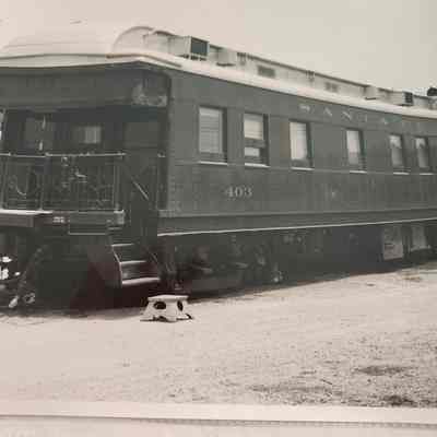 Photo of Santa Fe Passenger Car 403 - Right Side