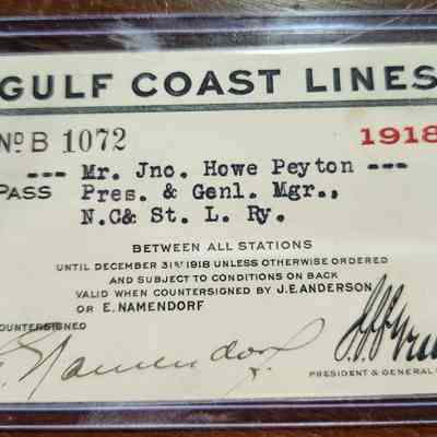 Gulf Coast Lines Pass Howe Peyton