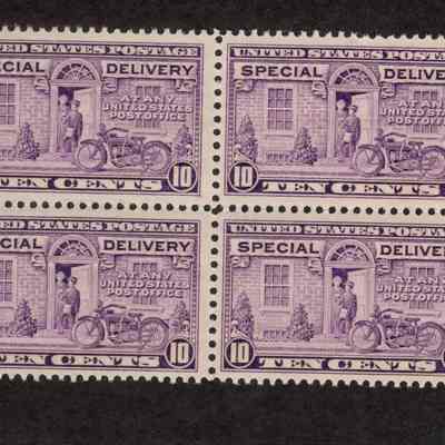 Special Delivery Stamps from 1931 in the amount of $.10