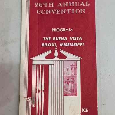 Delta States Ice Association 26th Annual Convention program