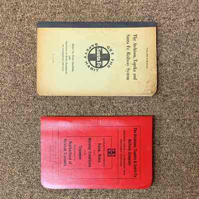 Atchison, Topeka, and Santa Fe Rule Books