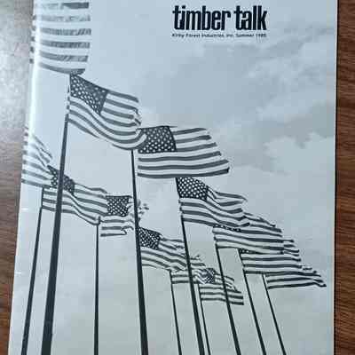 Timber Talk magazine dated Summer 1985