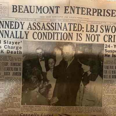 Beaumont Enterprise Kennedy Assassinated