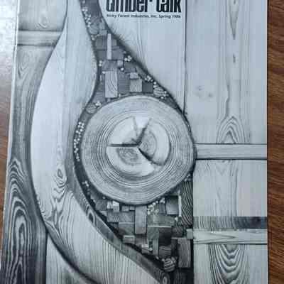 Timber Talk magazine dated Spring 1986