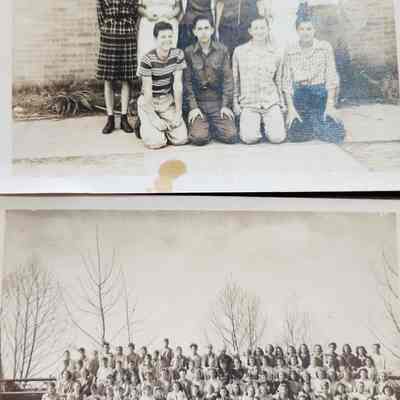 Photo of High School Students Silsbee High 1945