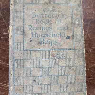 The Butterick Book of Receipes and Household Helps