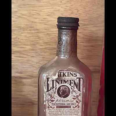 Liniment bottle