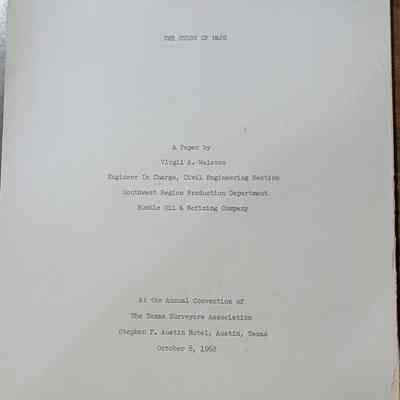 The Story of Maps - A Paper by Virgil A. Walston