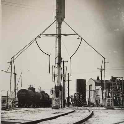 Photo of Rail Yard with Water Tower
