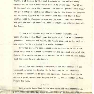 News Article - "Read About Austin" David Read